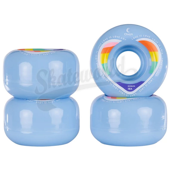 Chaya Love is Love blue SHR 62mmx38mm/78A kétsoros görkorcsolya kerék hátulról
