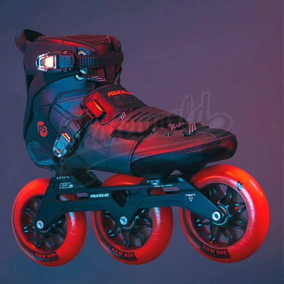 Powerslide Arise SL Black 110 Trinity gyorsasági szlalom/freeskate görkorcsolya promo