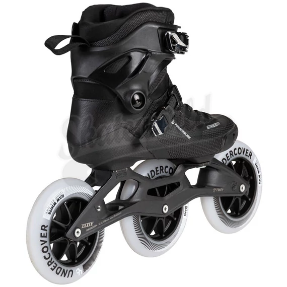 Powerslide Stream Carbon 125 Trinity maratoni görkorcsolya hátulról