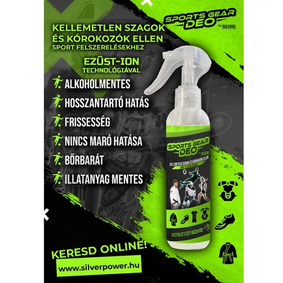 Silver Sports Gear szagmentesítő spray