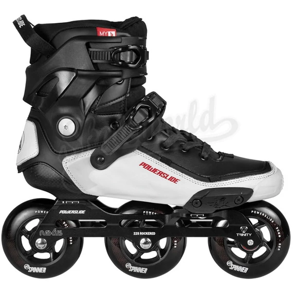 Powerslide Tau 90 Carbon Trinity profi szlalom görkorcsolya oldalról