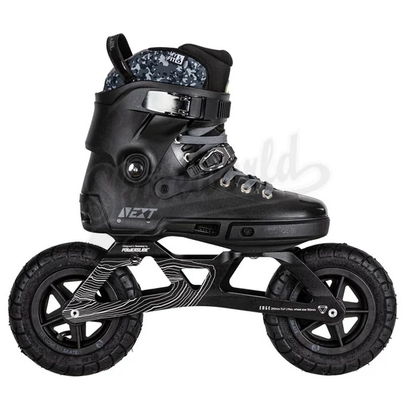 Powerslide NEXT EDGE 150 Trinity Off Road terep görkorcsolya oldalról