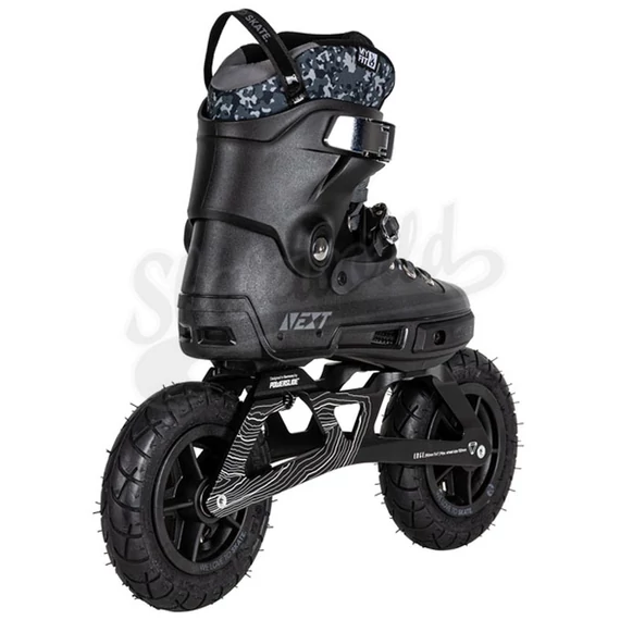 Powerslide NEXT EDGE 150 Trinity Off Road terep görkorcsolya hátulról