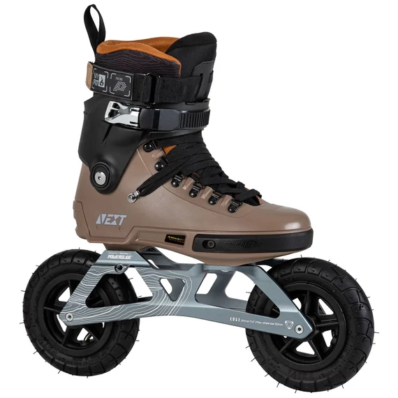 Powerslide Next Edge 150 Brown Off Road terep görkorcsolya