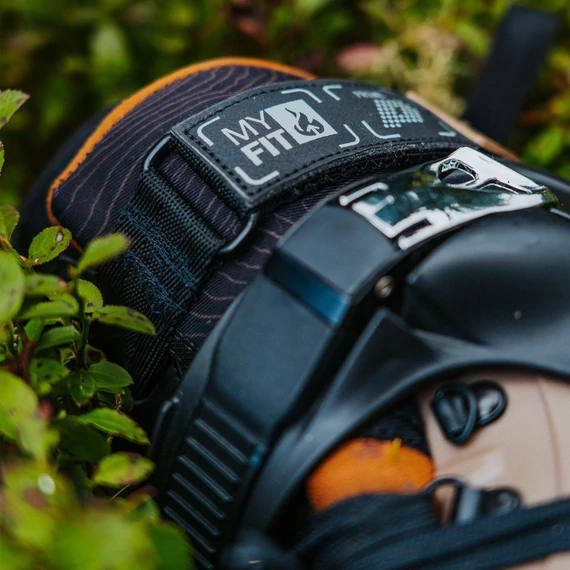 Powerslide NEXT EDGE 150 Brown Trinity Off Road terep görkorcsolya csatolása