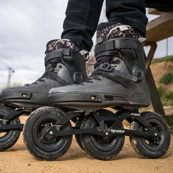 Powerslide Renegade 125 Trinity Off Road terep görkorcsolya sínszett promo 1
