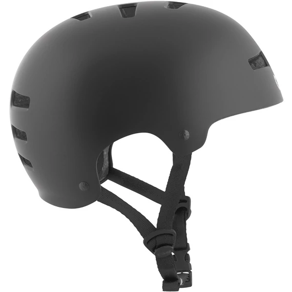 TSG Evolution Solid Color bukósisak - Satin Black oldalról