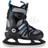 K2 Raider Pro Ice black/grey gyerek állítható gyorsfűzős jégkorcsolya