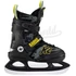 K2 Raider Ice Pro black/yellow gyerek állítható gyorsfűzős jégkorcsolya oldalról