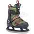 K2 Raider Ice Pro black/green gyerek állítható gyorsfűzős jégkorcsolya