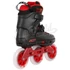 Powerslide NEXT Black/Red 110 Trinity görkorcsolya hátulról