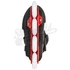 Powerslide NEXT 80 Black Red Trinity görkorcsolya alulról