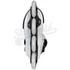 Powerslide NEXT 90 Core White/Black Trinity görkorcsolya alulról