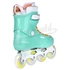 Powerslide Zoom Baby Blue 80 görkorcsolya hátulról