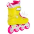 Powerslide Zoom 80 Neon Yellow görkorcsolya hátulról
