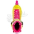Powerslide Zoom 80 Neon Yellow görkorcsolya felülről