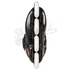 Playlife Aztec FSK black freeskate görkorcsolya alulról