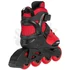 Powerslide Rocket black/red görkorcsolya hátulról
