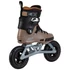 Powerslide NEXT EDGE 150 Brown Trinity Off Road terep görkorcsolya hátulról