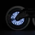 Powerslide Graphix LED white 125mm/85A feliratozható grafikus görkorcsolya kerék világítása