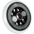 Powerslide Graphix LED white 125mm/85A feliratozható grafikus görkorcsolya kerék oldalról